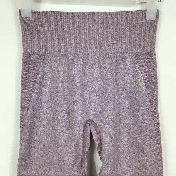 GYMSHARK HIgh Rise Leggings Pink Mauve size S - Picture 2 of 4